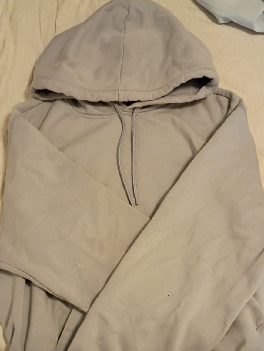 Neutral Light Purple Pullover Hoodie